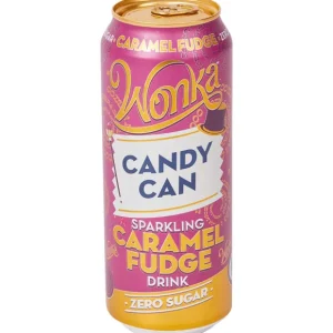 Candy Can Drinken> Wonka Sparkling Drink Caramel Fudge