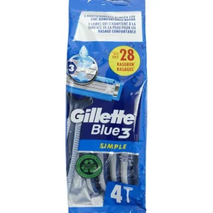 Gillette Ontharen & Scheren> Blue3 Scheermesjes Simple