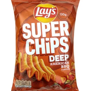 Lay's Chips> Super Chips Deep American Bbq