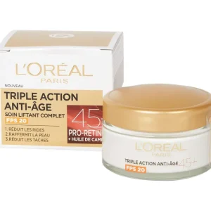 L'Oréal Lichaamsverzorging>L'Or Al Triple Action Anti Age Dagcr Me 45+