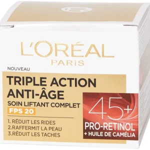 L'Oréal Lichaamsverzorging>L'Or Al Triple Action Anti Age Dagcr Me 45+