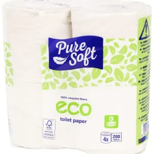 Pure Soft Toilet- & Keukenpapier> Eco Toiletpapier