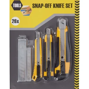 Tools Gereedschap> Afbreekmessenset