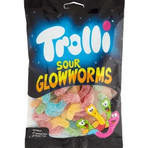 Trolli Drop & Snoep> Zure Glimwormen