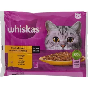 Whiskas Dierenvoeding> Maaltijdzakjes Gevogelte