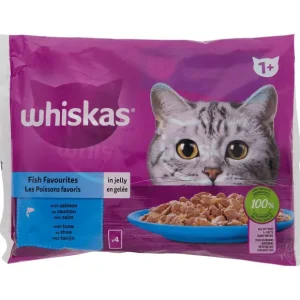 Whiskas Dierenvoeding> Maaltijdzakjes Zalm & Tonijn